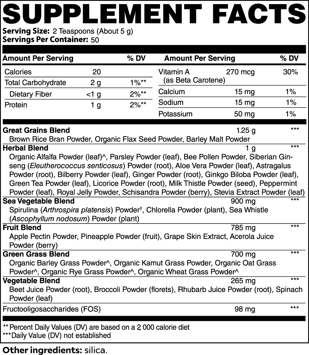 Ultra Cleanse Smoothie Greens, 8.8 oz