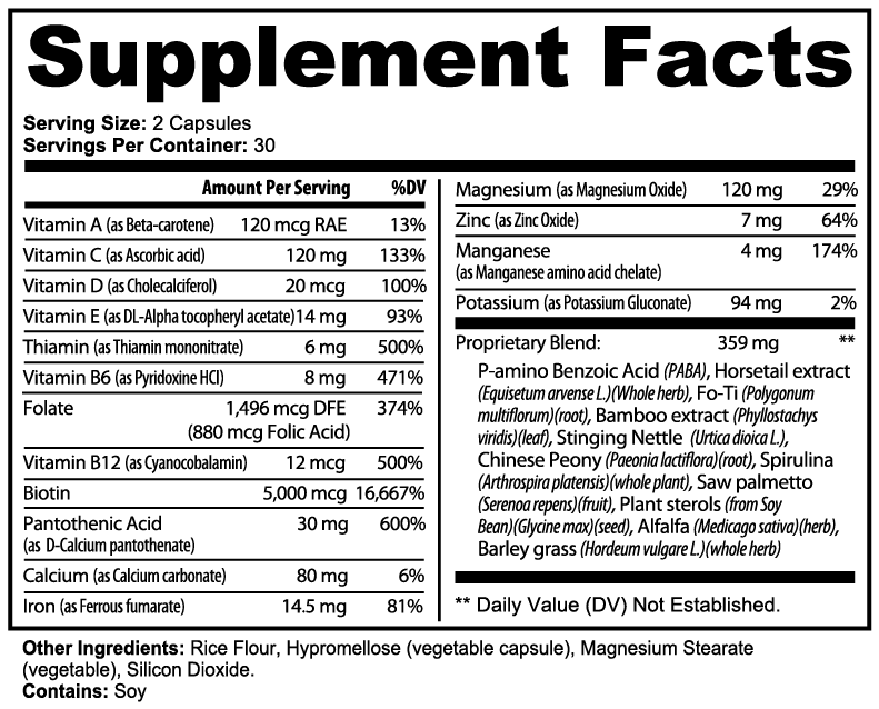Hair, Skin and Nails Essentials, 60 ct.