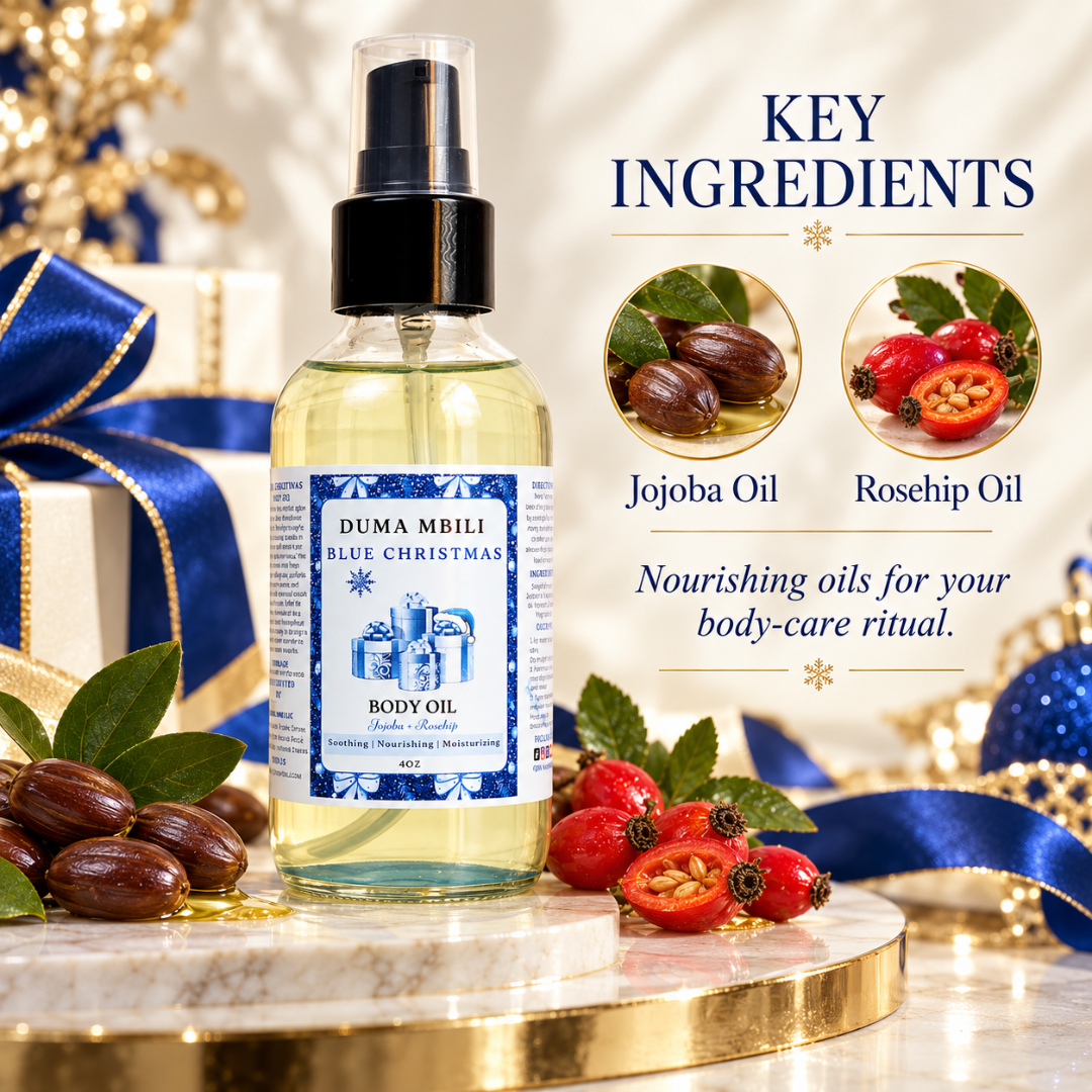 Blue Christmas Body Oil