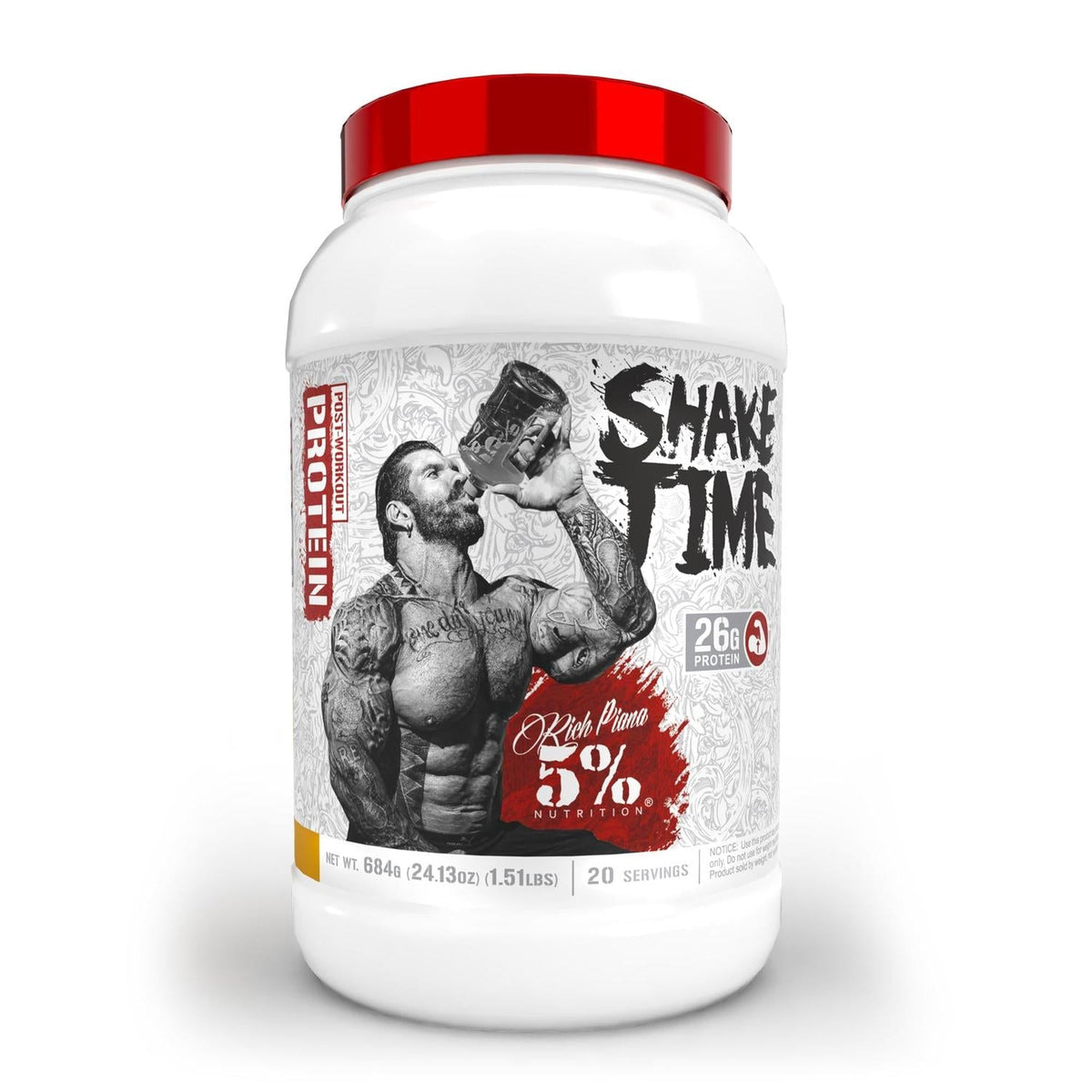 5% Nutrition Shake Time No Whey