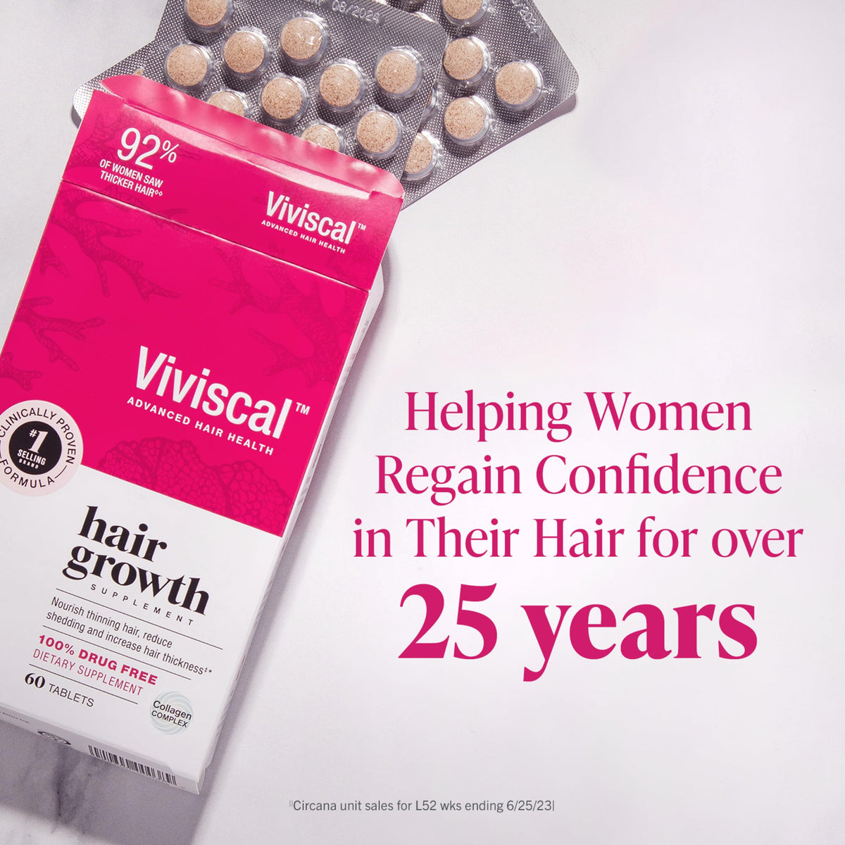 Viviscal Advanced Hair Growth Supplement – 180 tablets