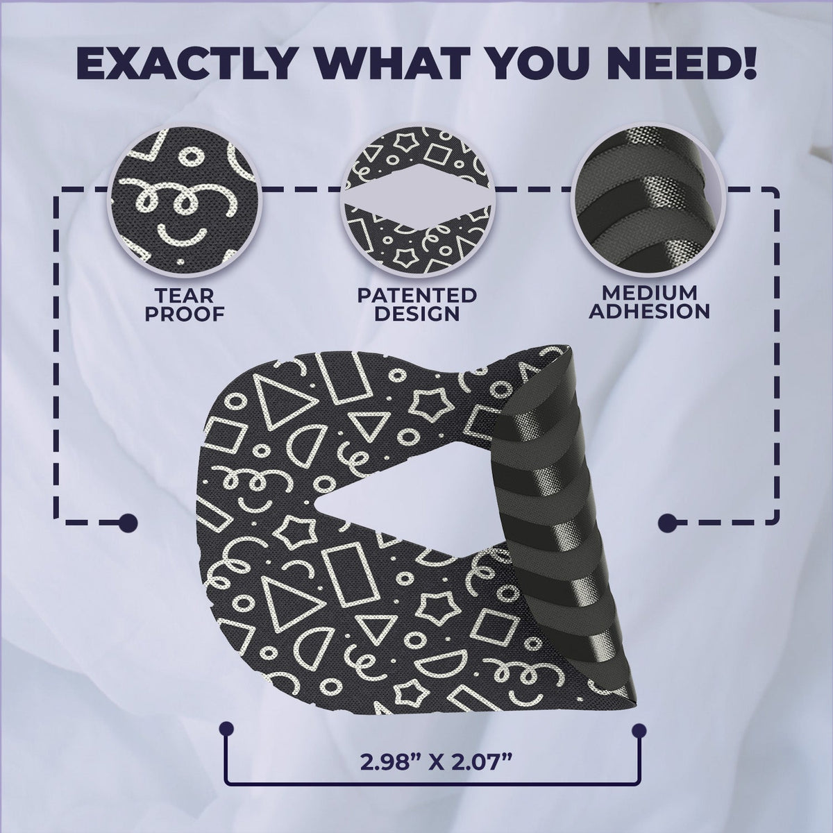 Muzzle® Mouth Tape For Kids (Medium Hold)
