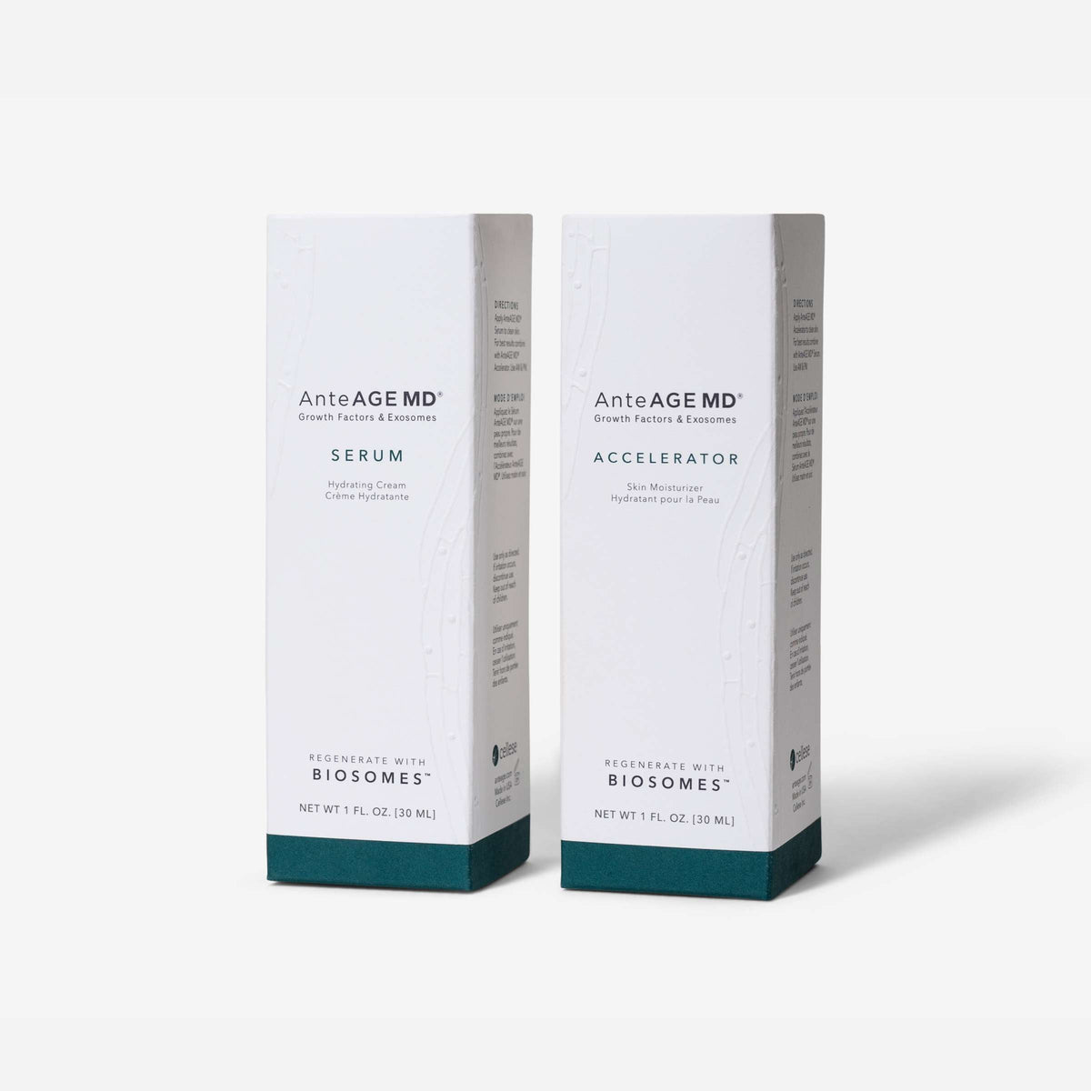 AnteAGE MD Biosome System Serum + Accelerator