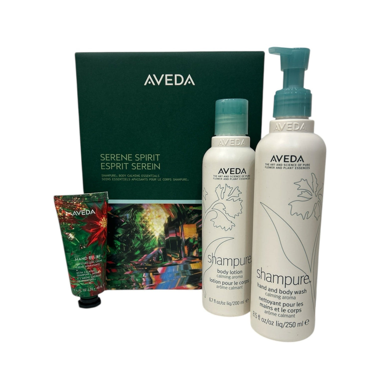 Aveda Limited-Edition Serene Spirit Shampure Body Calming Essentials Gift Set