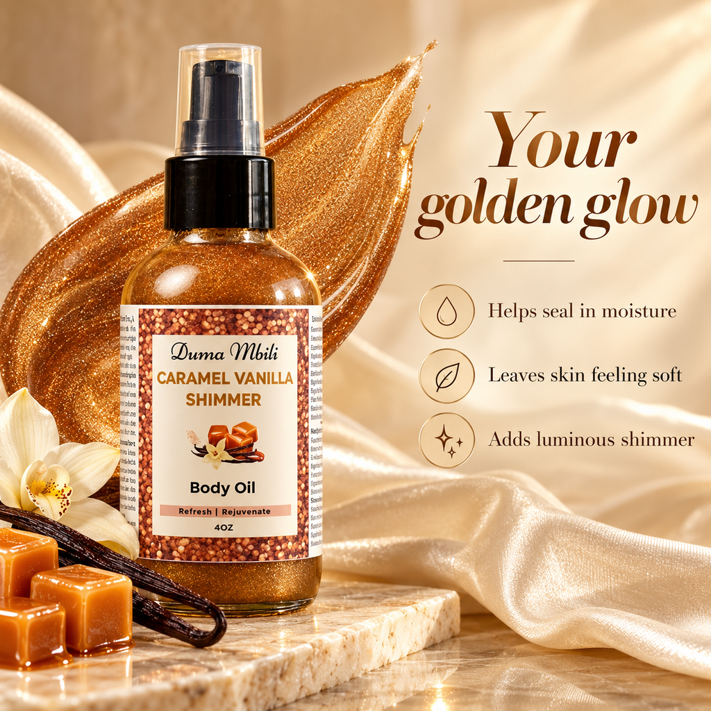 Caramel Vanilla Shimmer Body Oil