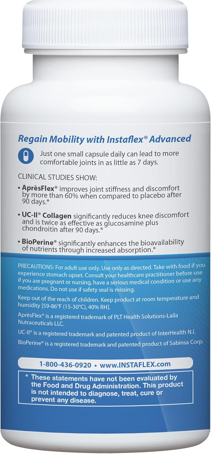 Instaflex Advanced Joint Relief Supplement - 30 Capsules