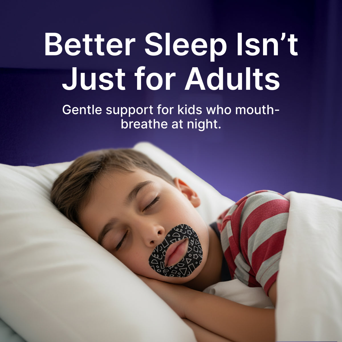 Muzzle® Mouth Tape For Kids (Medium Hold)