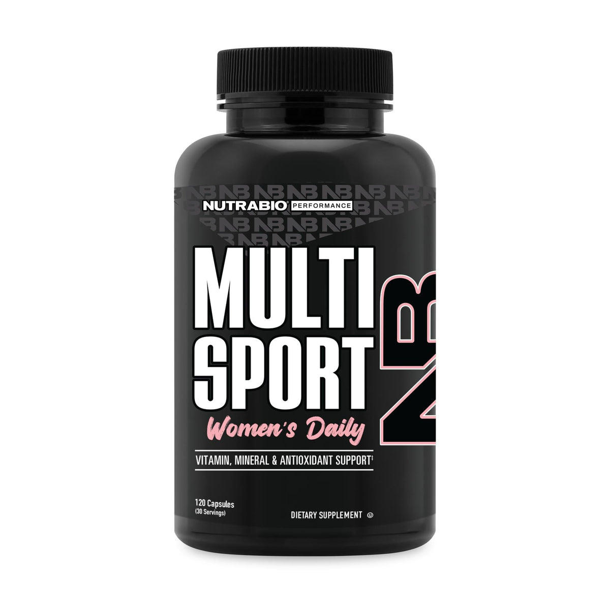 NutraBio Multi-Sport Women's Daily - 120 Capsules