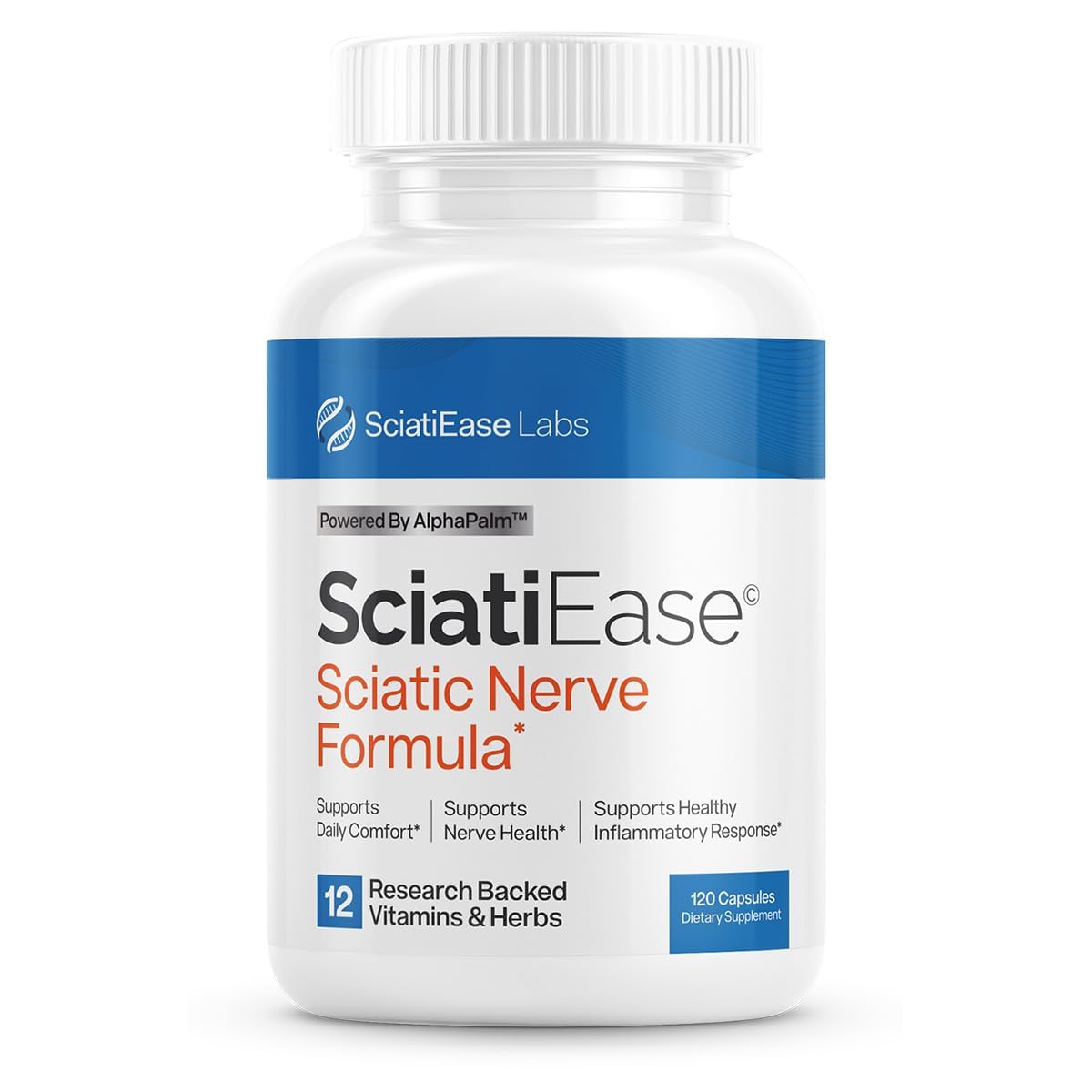 Sciatic Nerve Health Support Supplement - 120 Capsules