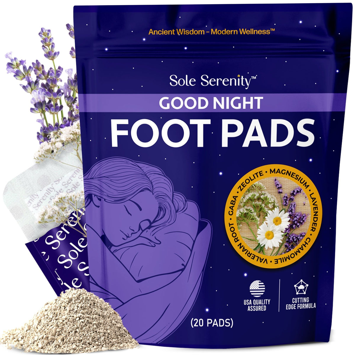 Detox Foot Pads - Zeolite, Ginger, Wormwood