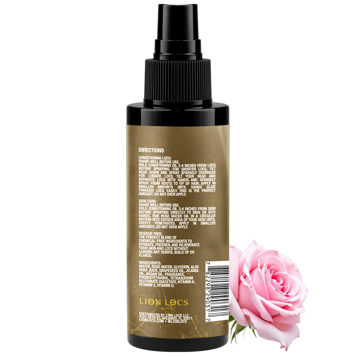 Advanced Rose Water Spray Treatment - Tobacco