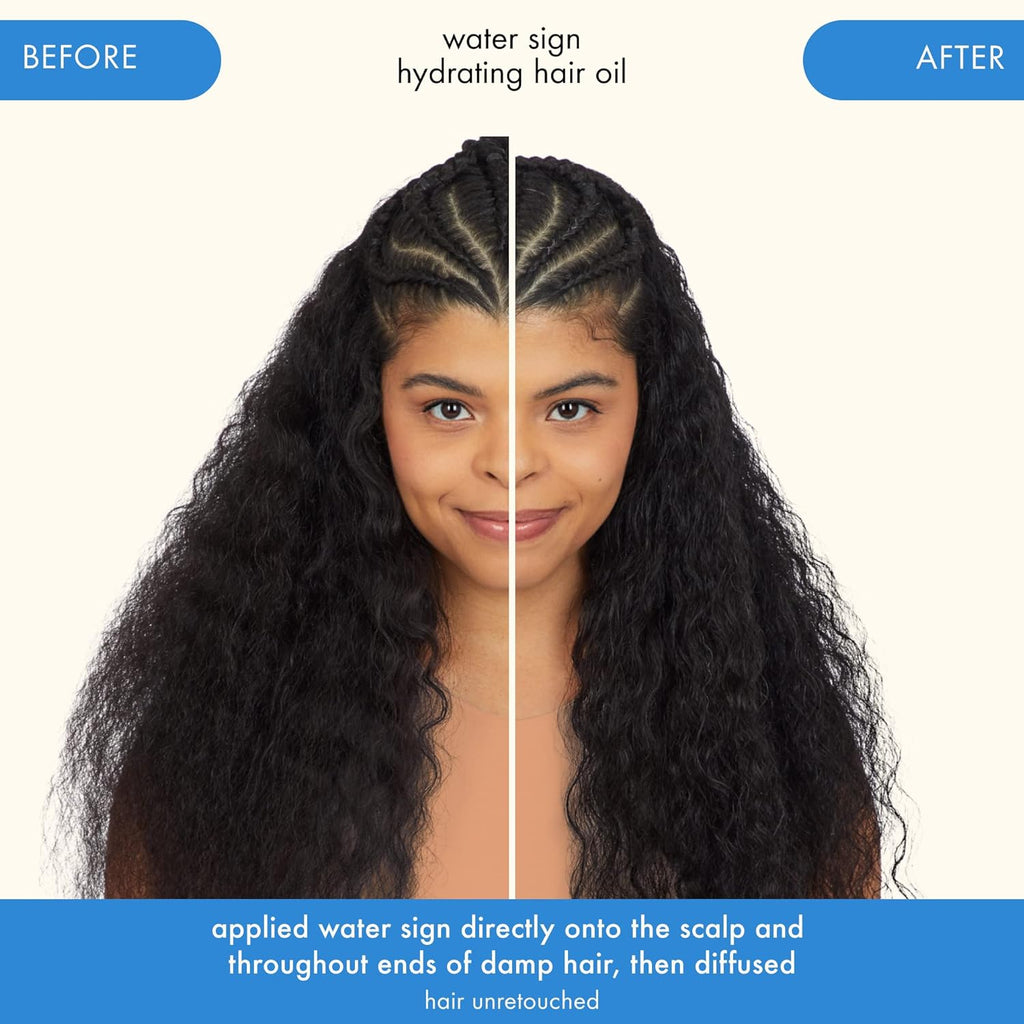 Amika Water Sign Hydrating Hair Oil with Hyaluronic Acid 1.7 Oz