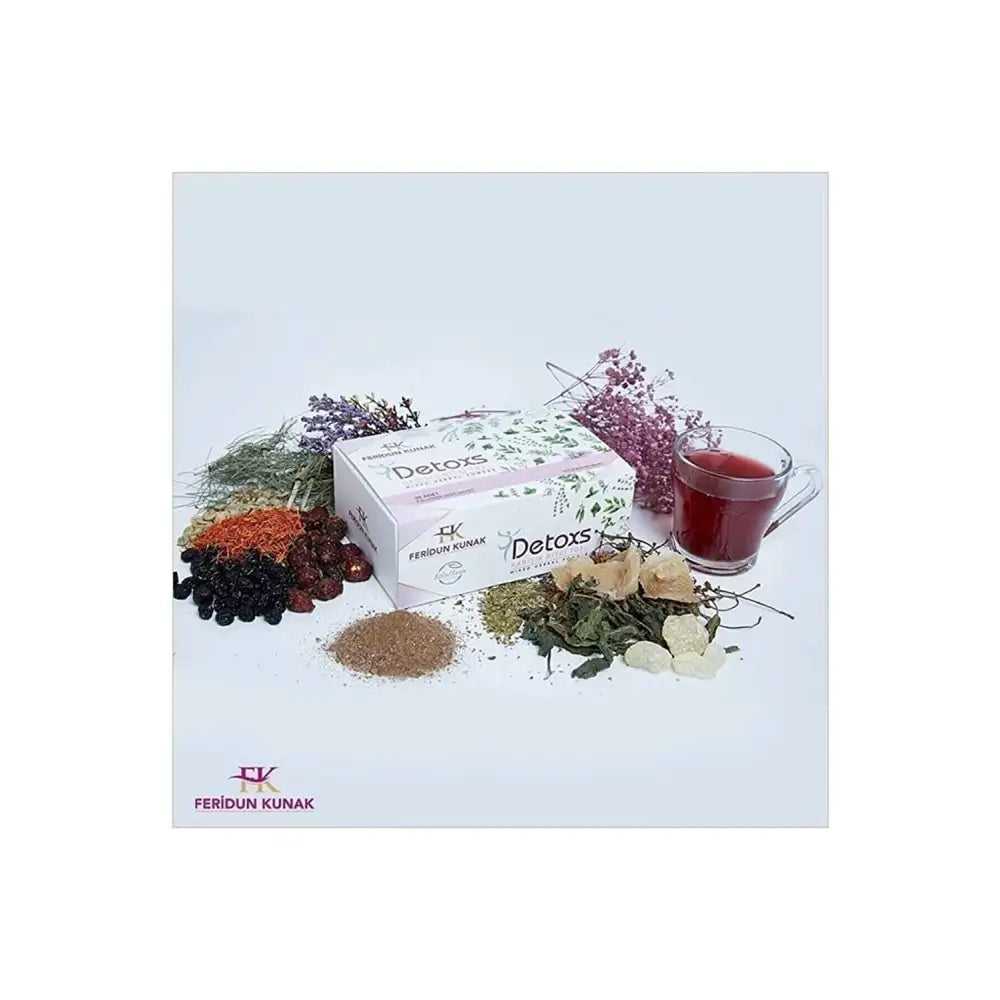 Feridun Kunak Detox Tea Mixed Herb Powder 5G x 30 Count