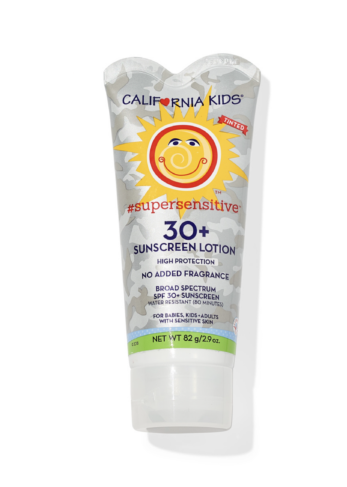 California Kids® #supersensitive™ Broad Spectrum SPF 30+ Sunscreen